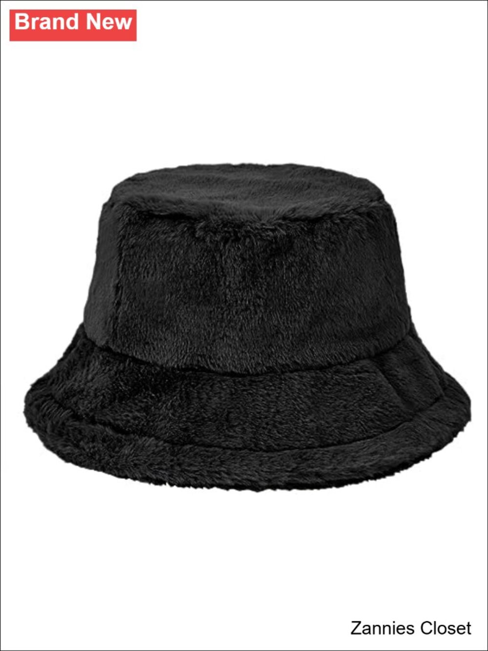 🤠 Faux Fur Fuzzy Bucket Hat Winter Warm Fluffy Fisherman Cap Soft Cute